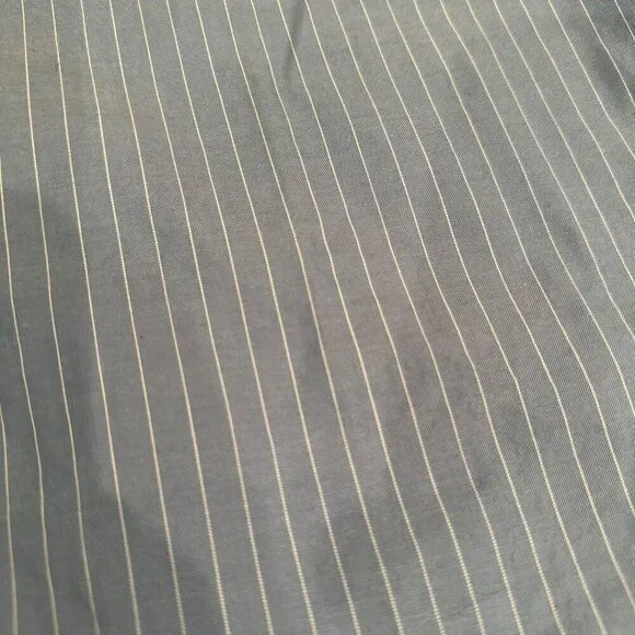 LANDS END MENS 16-32 NO IRON PINPOINT OXFORD LONG SLEEVE SHIRT BUTTON UP - Picture 8 of 8